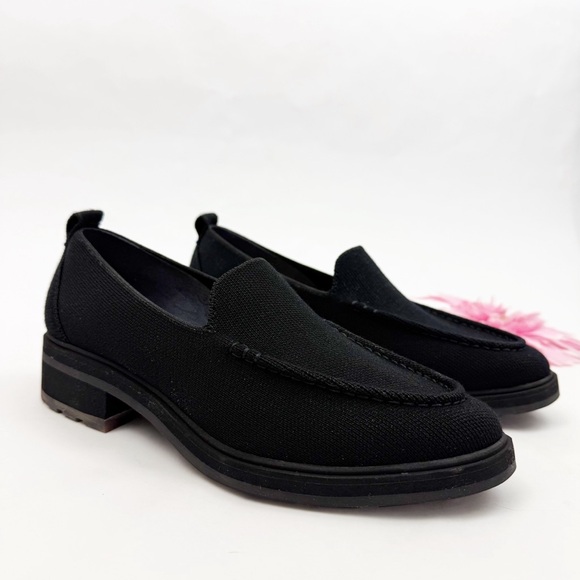Rothy's Shoes - Rothy’s The Lug Loafer Shoes Onyx Black Wool